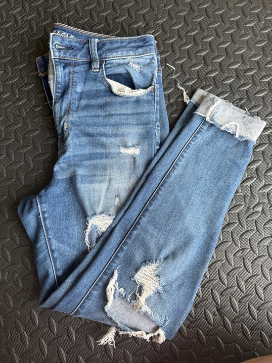 American Eagle Outfitters Denim - American Eagle Distressed Skinny Jean Jeggings Super High Rise